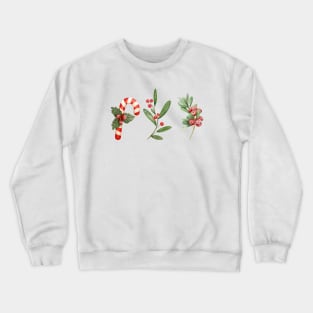 Beautiful Christmas Plants Crewneck Sweatshirt